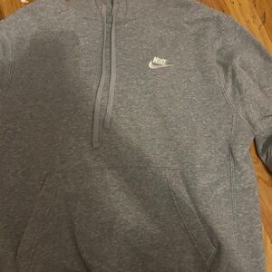 Nike Soft Gray Fleece Hoodie